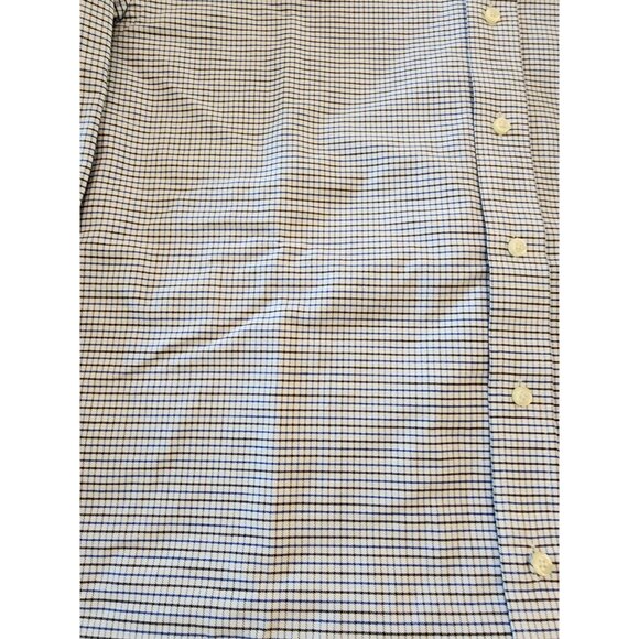 Jos. A. Bank Travelers Collection Mens Checkered Button-Down Shirt L 100% Cotton - Picture 4 of 10